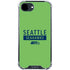 NFL Seattle Seahawks Green Performance Series iPhone 16e Clear Case