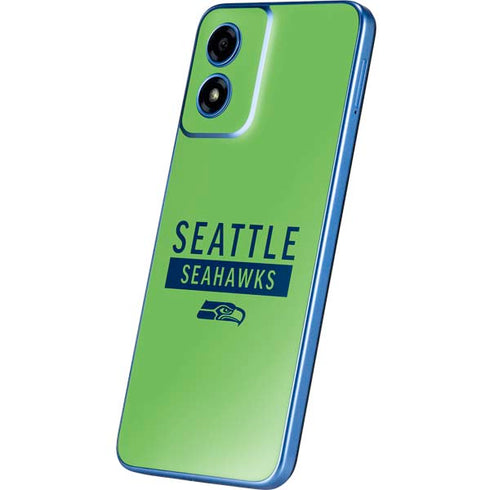 NFL Seattle Seahawks Green Performance Series Moto G Play 4G (2024) Skin