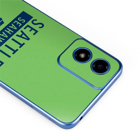 NFL Seattle Seahawks Green Performance Series Moto G Play 4G (2024) Skin
