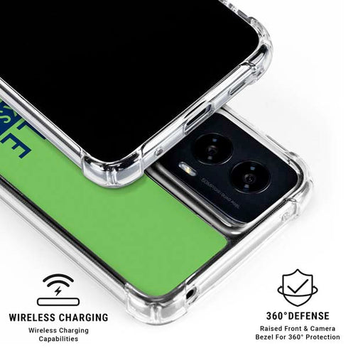 NFL Seattle Seahawks Green Performance Series Moto G Power 5G (2024) Clear Case