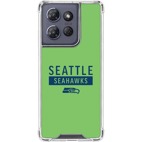 NFL Seattle Seahawks Green Performance Series Moto G Power 5G (2025) Clear Case