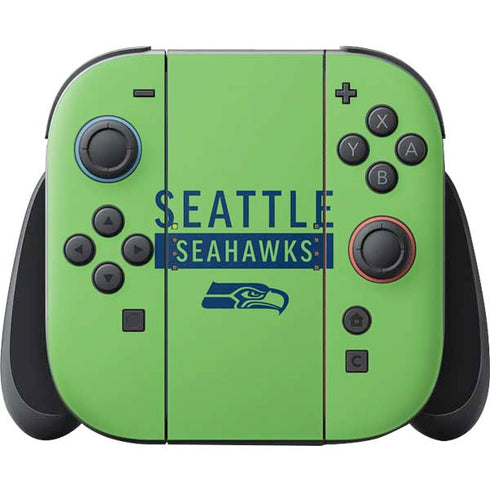 NFL Seattle Seahawks Green Performance Series Nintendo Skins