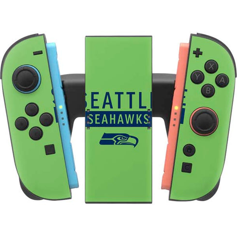 NFL Seattle Seahawks Green Performance Series Nintendo Switch 2 (2025) Joy-Con Controller Skin