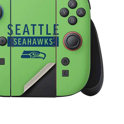 NFL Seattle Seahawks Green Performance Series Nintendo Switch 2 (2025) Joy-Con Controller Skin