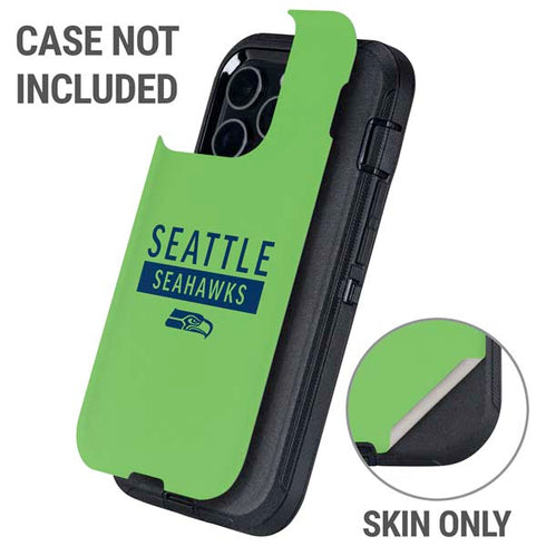 NFL Seattle Seahawks Green Performance Series Otterbox Defender iPhone Skin
