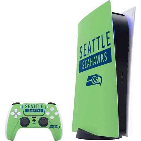 NFL Seattle Seahawks Green Performance Series PlayStation PS5 Skins