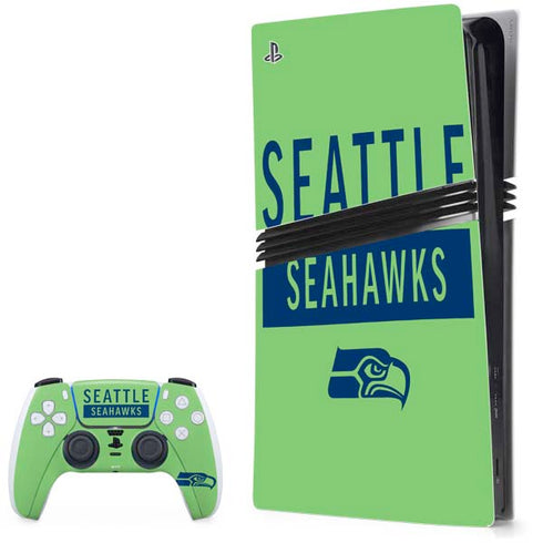 NFL Seattle Seahawks Green Performance Series PlayStation PS5 Skins