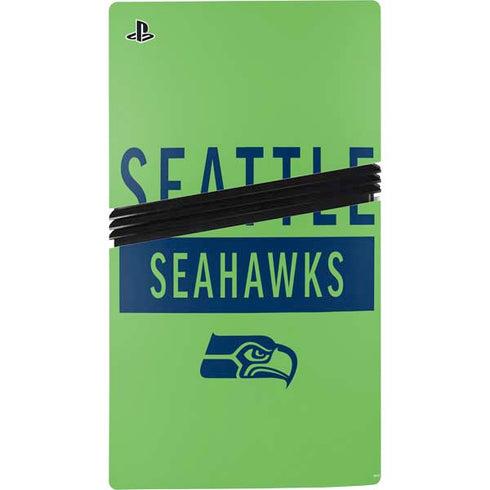 NFL Seattle Seahawks Green Performance Series PS5 Pro Console Skin