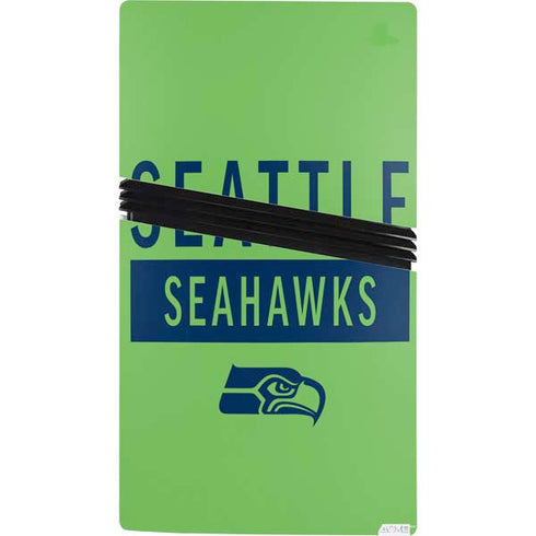 NFL Seattle Seahawks Green Performance Series PS5 Pro Console Skin