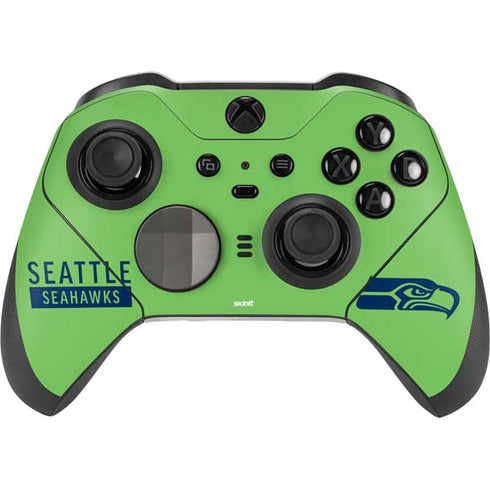 NFL Seattle Seahawks Green Performance Series Xbox Elite Wireless Controller Series 2 Skin