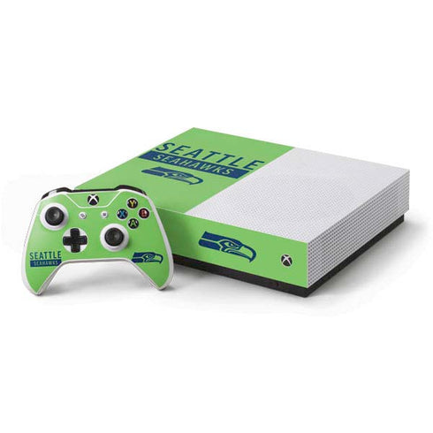 NFL Seattle Seahawks Green Performance Series Xbox One S All-Digital Edition Bundle Skin