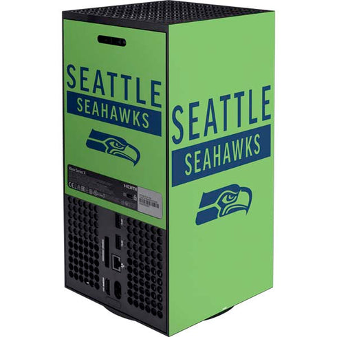 NFL Seattle Seahawks Green Performance Series Xbox Series X Bundle Skin