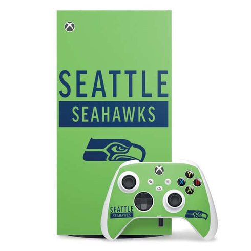 NFL Seattle Seahawks Green Performance Series Xbox Series X Skins