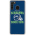 NFL Seattle Seahawks Helmet Galaxy A21 Clear Case