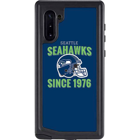 NFL Seattle Seahawks Helmet Galaxy Note 10 Waterproof Case