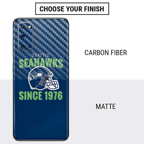 NFL Seattle Seahawks Helmet Galaxy S20 Skin