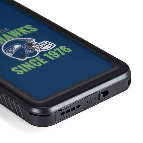 NFL Seattle Seahawks Helmet Galaxy S24 Plus Waterproof Case
