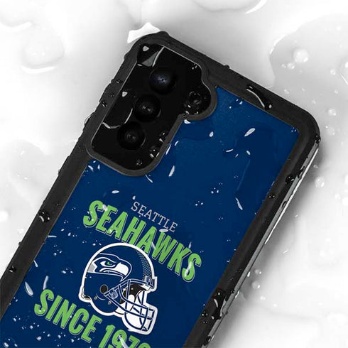 NFL Seattle Seahawks Helmet Galaxy S24 Plus Waterproof Case