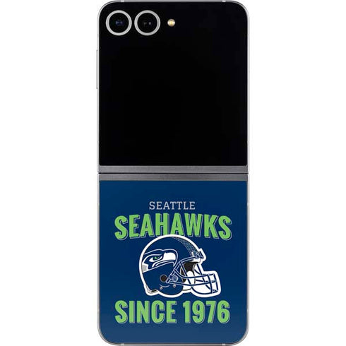 NFL Seattle Seahawks Helmet Galaxy Z Flip6 Skin