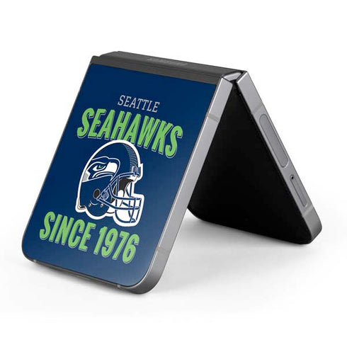 NFL Seattle Seahawks Helmet Galaxy Z Flip6 Skin