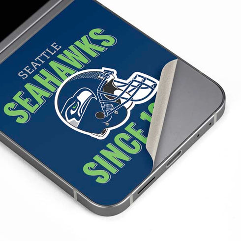 NFL Seattle Seahawks Helmet Galaxy Z Flip6 Skin