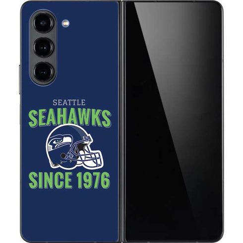 NFL Seattle Seahawks Helmet Galaxy Z Fold5 5G Skin
