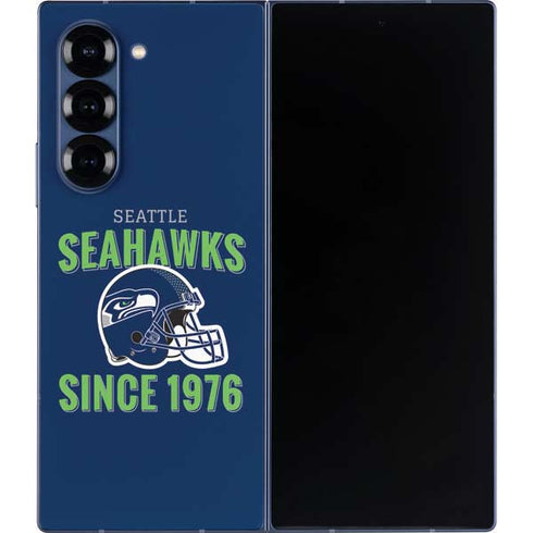 NFL Seattle Seahawks Helmet Galaxy Z Fold6 Skin