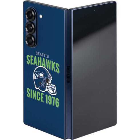 NFL Seattle Seahawks Helmet Galaxy Z Fold6 Skin