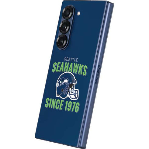 NFL Seattle Seahawks Helmet Galaxy Z Fold6 Skin