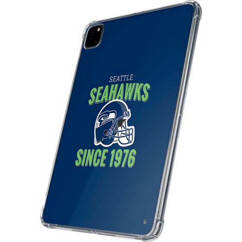 NFL Seattle Seahawks Helmet iPad Pro 11in (2024) Clear Case