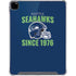 NFL Seattle Seahawks Helmet iPad Pro 12.9in (2020) Clear Case