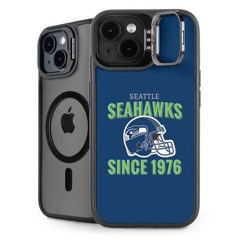 NFL Seattle Seahawks Helmet iPhone 14 Plus Kickstand Case