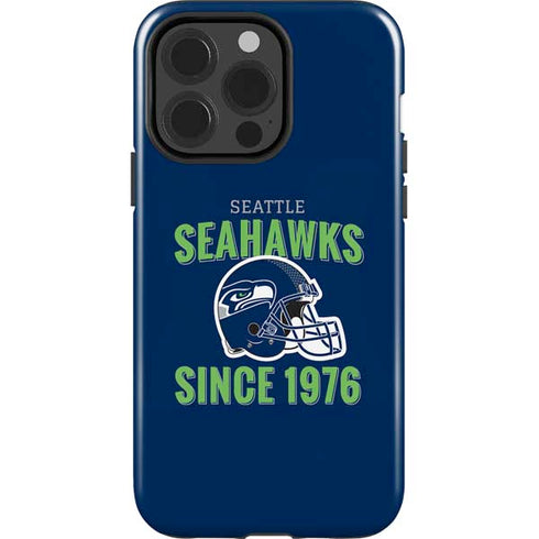 NFL Seattle Seahawks Helmet iPhone 15 Pro Impact Case