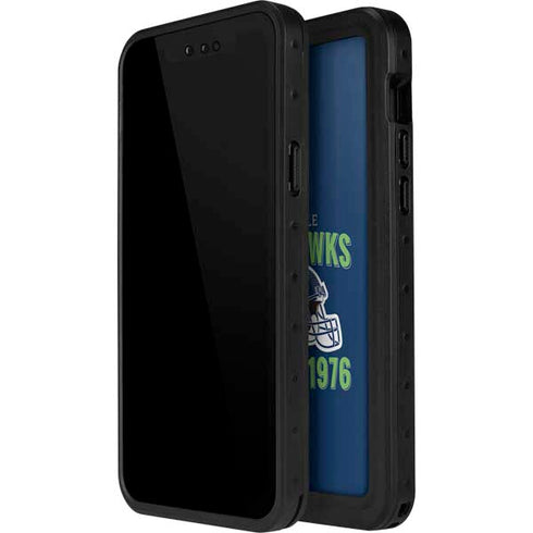NFL Seattle Seahawks Helmet iPhone 15 Pro Waterproof Case