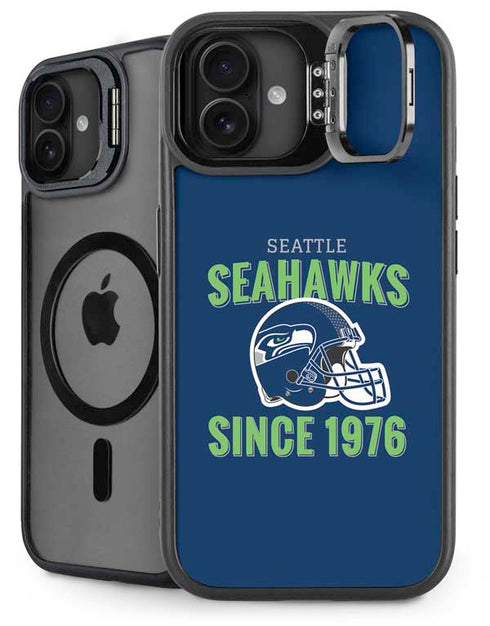 NFL Seattle Seahawks Helmet iPhone 16 Kickstand Case