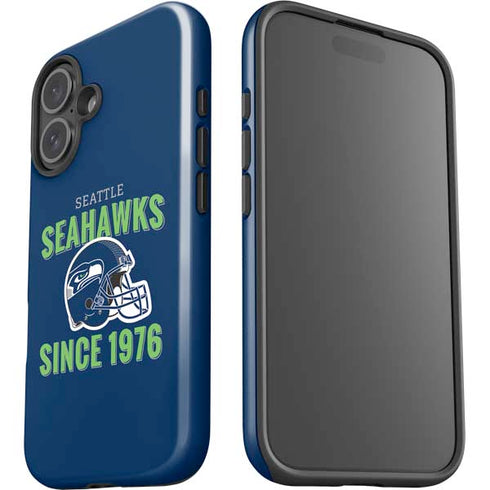 NFL Seattle Seahawks Helmet iPhone 16 Plus Impact Case