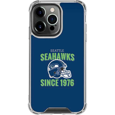 NFL Seattle Seahawks Helmet iPhone 16 Pro Clear Case