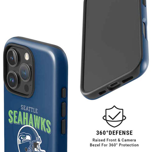 NFL Seattle Seahawks Helmet iPhone 16 Pro Magsafe Impact Case