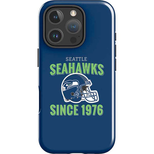 NFL Seattle Seahawks Helmet iPhone 16 Pro Max Impact Case