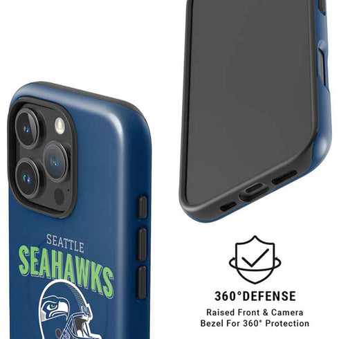 NFL Seattle Seahawks Helmet iPhone 16 Pro Max Magsafe Impact Case