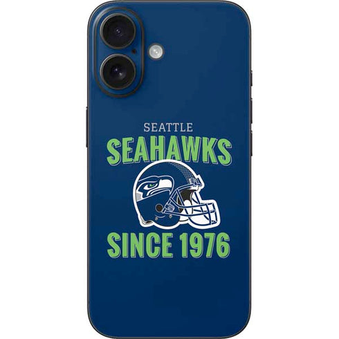 NFL Seattle Seahawks Helmet iPhone 16 Skin