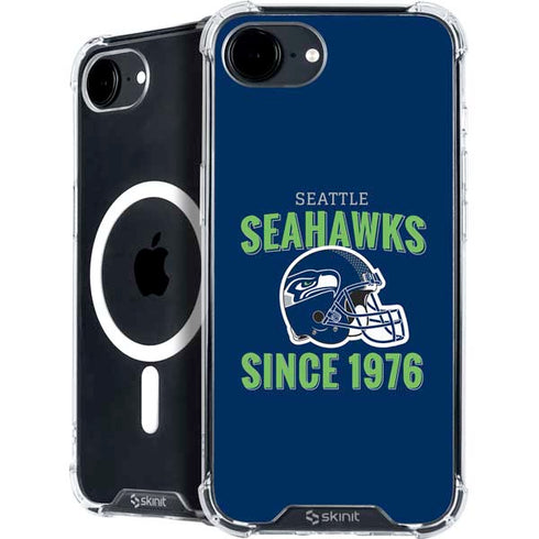 NFL Seattle Seahawks Helmet iPhone 16e MagSafe Case