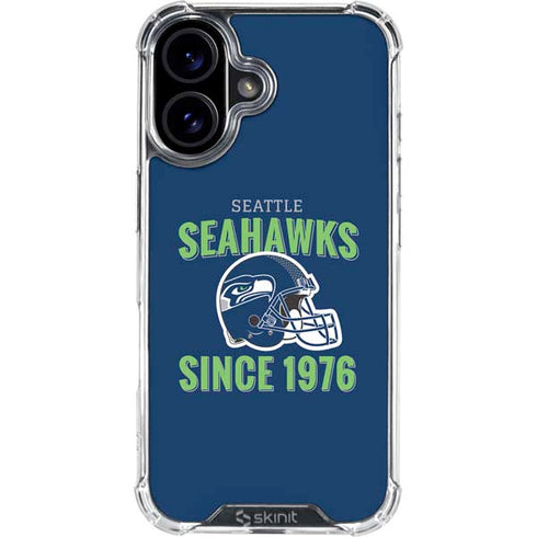 NFL Seattle Seahawks Helmet iPhone 17 Clear Case