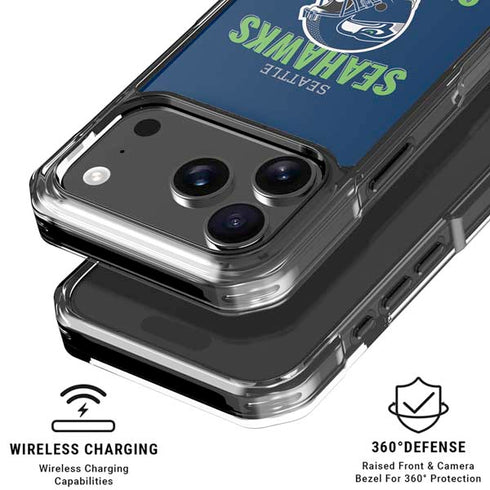 NFL Seattle Seahawks Helmet iPhone 18 Pro Clear Case
