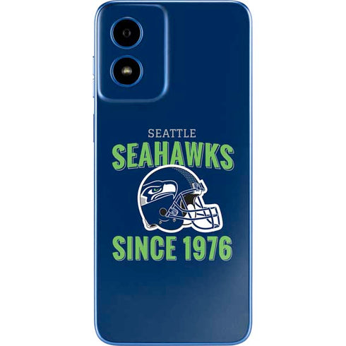 NFL Seattle Seahawks Helmet Moto G Play 4G (2024) Skin