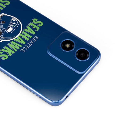 NFL Seattle Seahawks Helmet Moto G Play 4G (2024) Skin