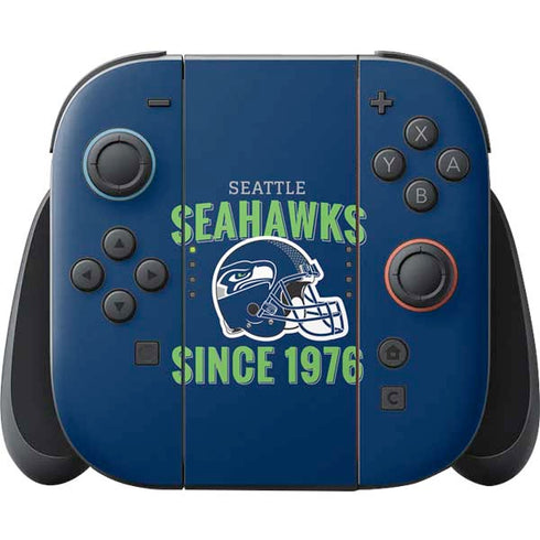 NFL Seattle Seahawks Helmet Nintendo Switch 2 (2025) Joy-Con Controller Skin