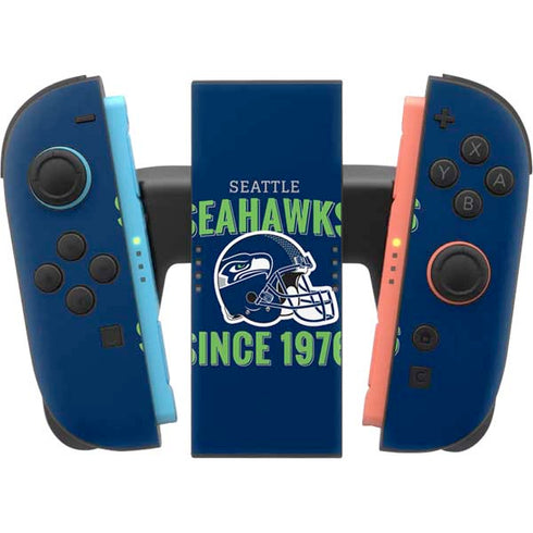 NFL Seattle Seahawks Helmet Nintendo Switch 2 (2025) Joy-Con Controller Skin