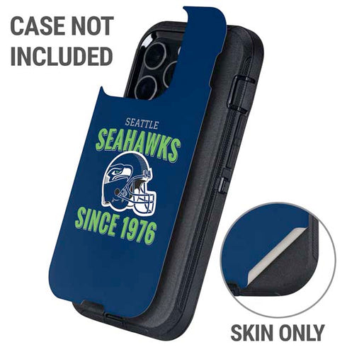 NFL Seattle Seahawks Helmet Otterbox Defender iPhone Skin