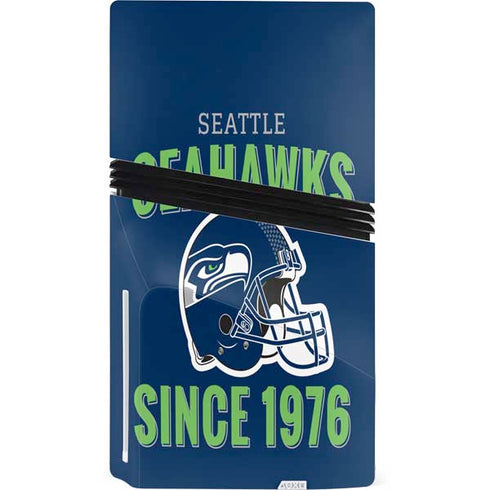 NFL Seattle Seahawks Helmet PS5 Pro Disk Console Skin
